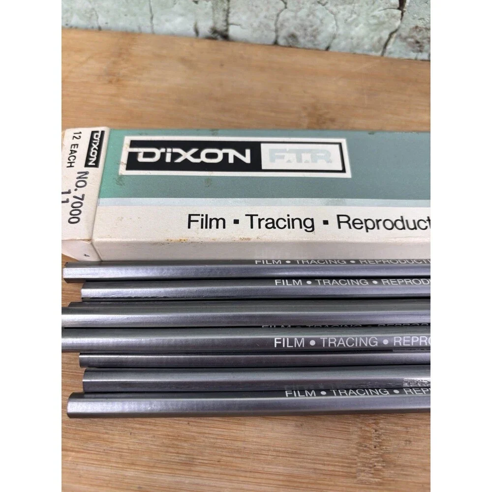 Lot DIXON FTR Drawing Pencils #33, #22,#11 New & Used, Boxes,24 Total Vintage